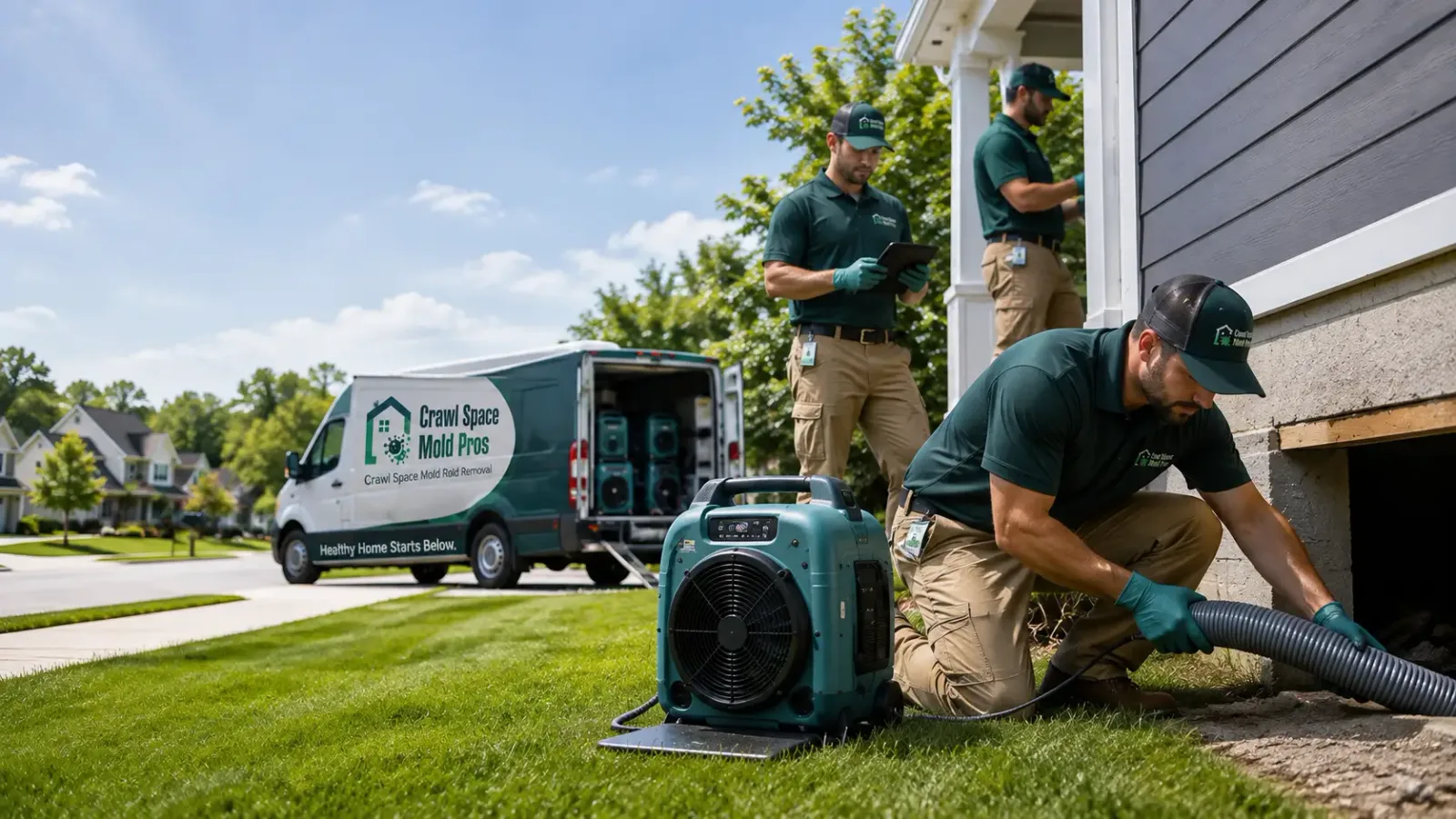 Crawl Space Mold Removal in Granite Bay, CA